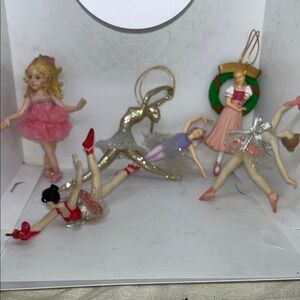 Ballet Dancer Ornaments Set (6)
